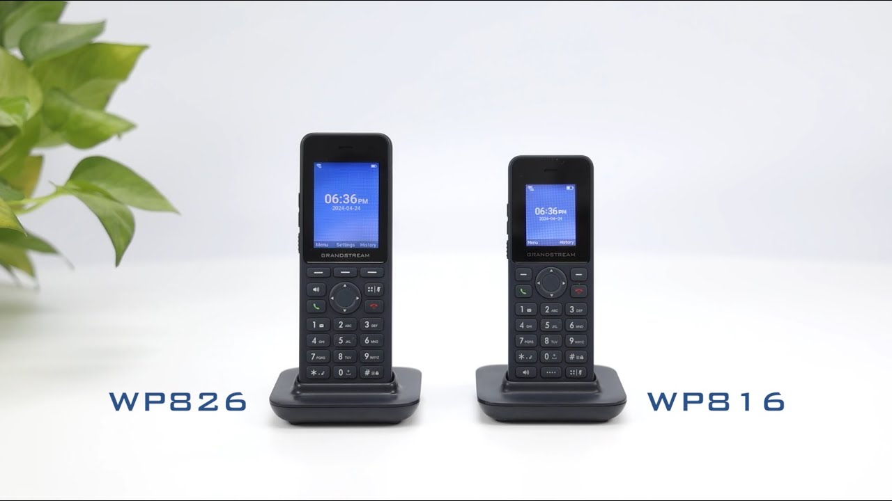 Unboxing de los tel&eacute;fonos IP inal&aacute;mbricos Wi-Fi 6 WP816 y WP826