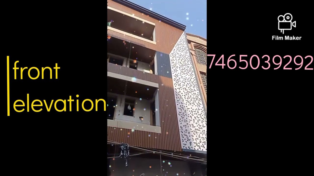 front elevation  ACP louver