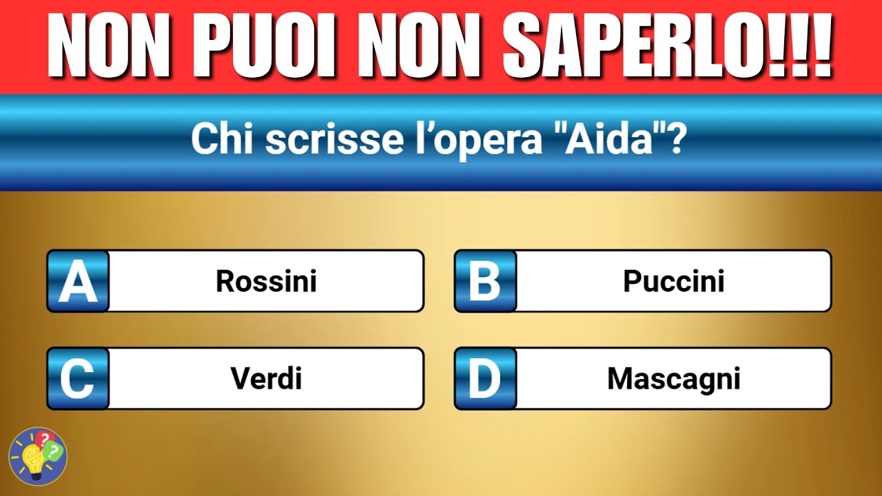 Test di Cultura Generale – Sai Qualcosa Davvero?
