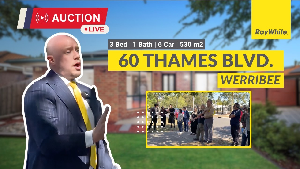 Аукцион вживую по адресу: 60 Thames Boulevard, Werribee