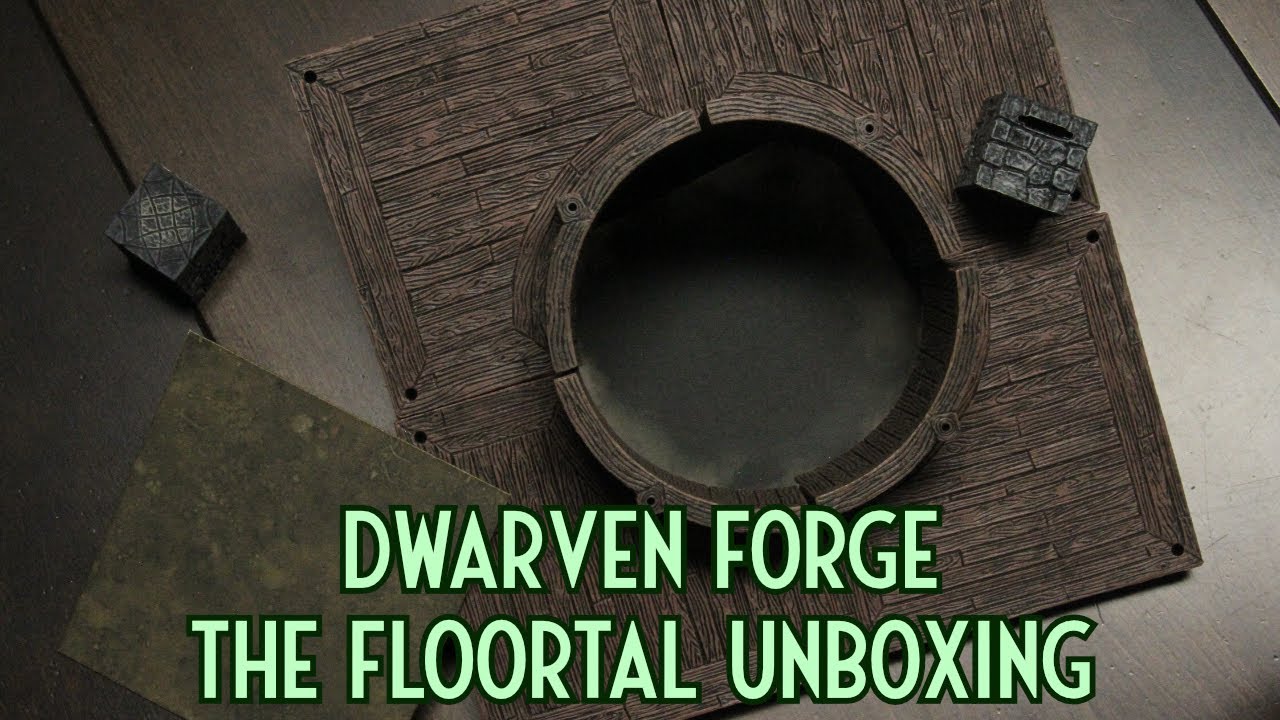 Распаковка Dwarven Forge The Floortal