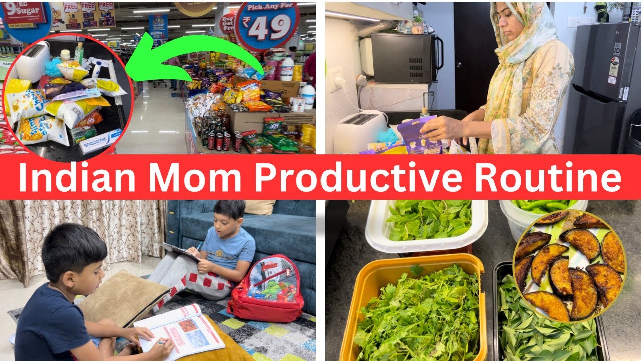 Grocery Shopping 🛍 | Full Day Productive Routine | Vlog | #dailyvlog #productiveday