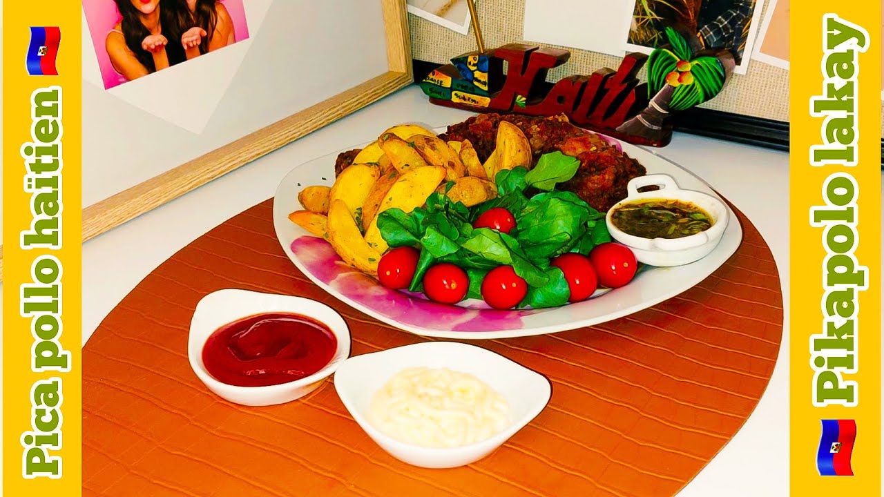 58) Resèt pica pollo haïtien fason fanm Okap // Recette cuisine haïtienne