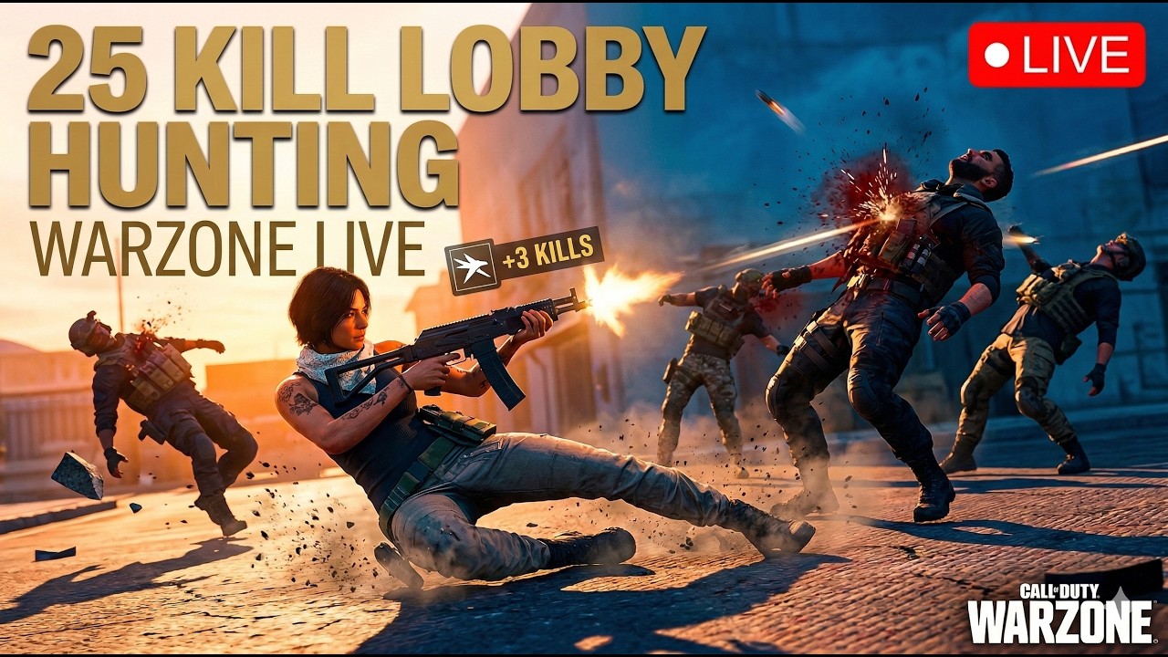Call Of Duty / BO7 Warzone  LIve | Solos / Quads | Live from India |