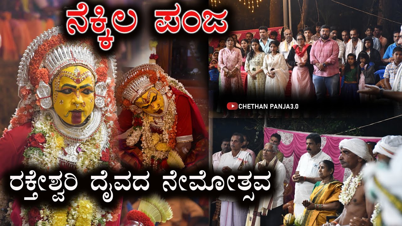 ಪಂಜದ ನೆಕ್ಕಿಲ ರಕ್ತೇಶ್ವರಿ ದೈವದ ನೇಮೋತ್ಸವ #daivakola #devotional #tulu #tulunad #