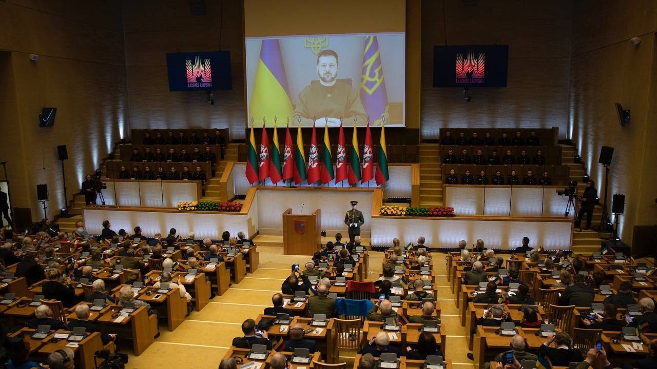 Зеленський звернувся до політиків і народу Литви