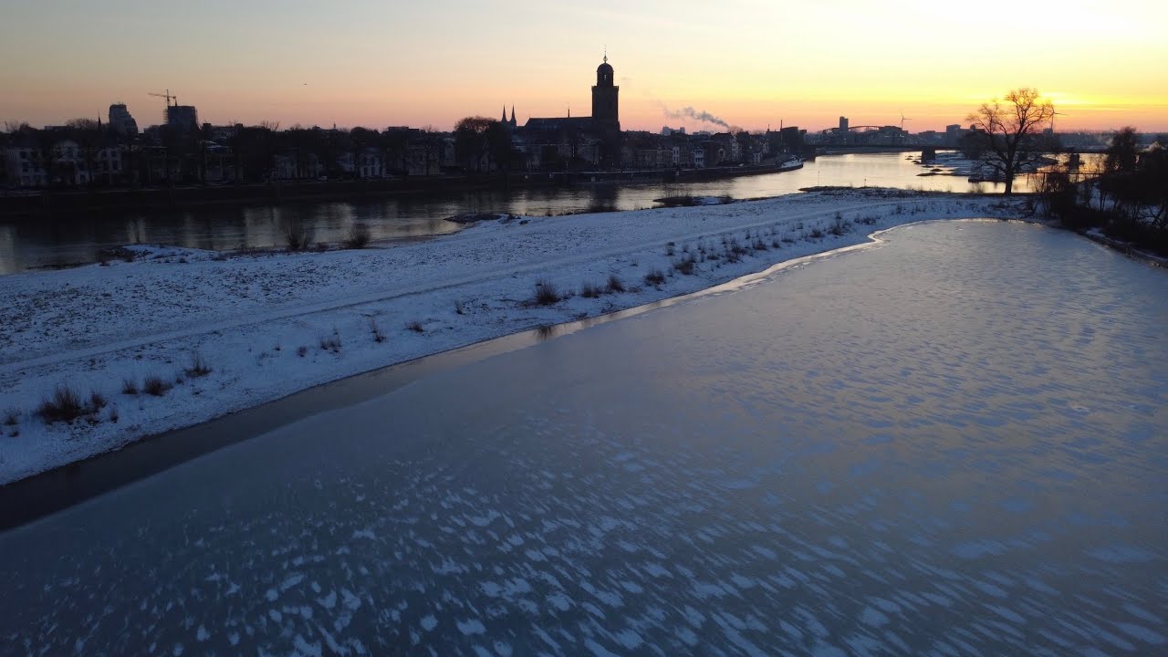 Deventer winter zonsopkomst 4K