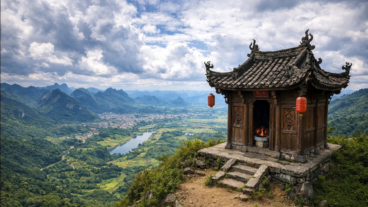 Spring Rural Drive: Mysterious Hilltop Temple & Fairyland Scenery