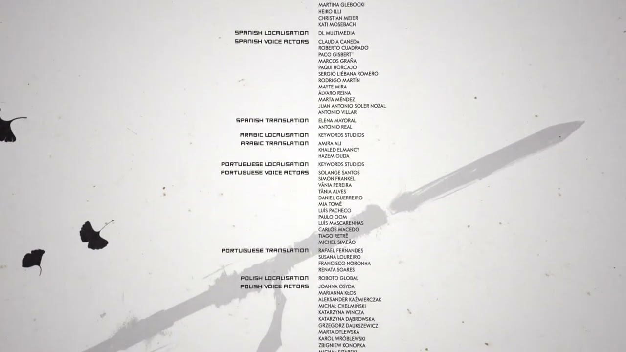 Ghost of Yotei 44: Credits