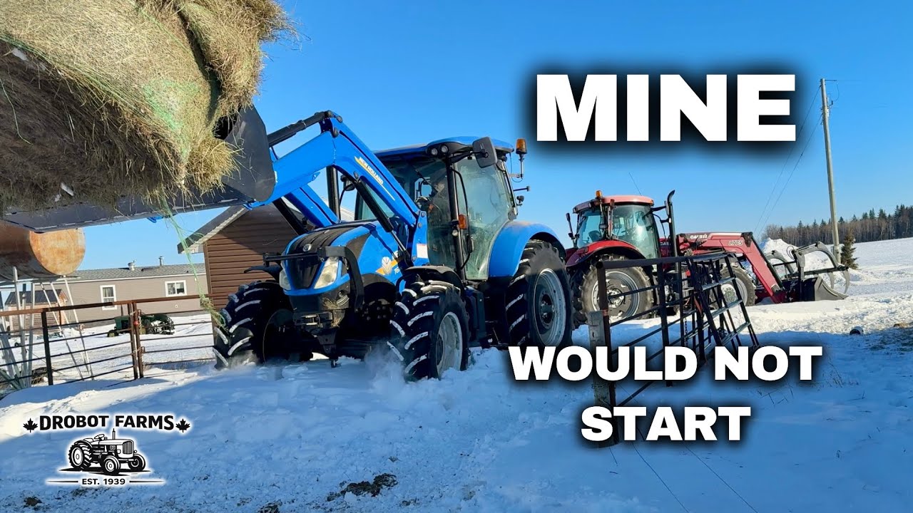 -43•C Overnight | My Tractor Wouldn’t Start, Had to Call for Backup