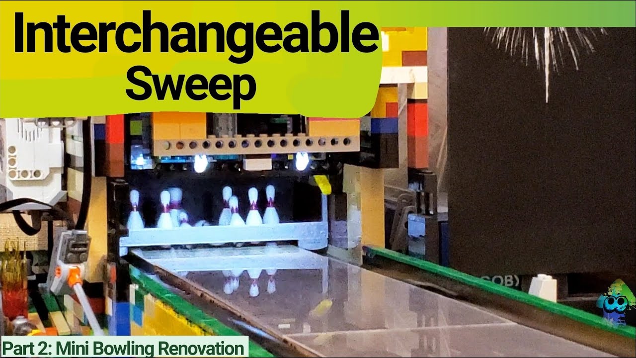 Part 2: Lego Bowling Renovation (Changing the Rake) #bowling #3dprinted #lego