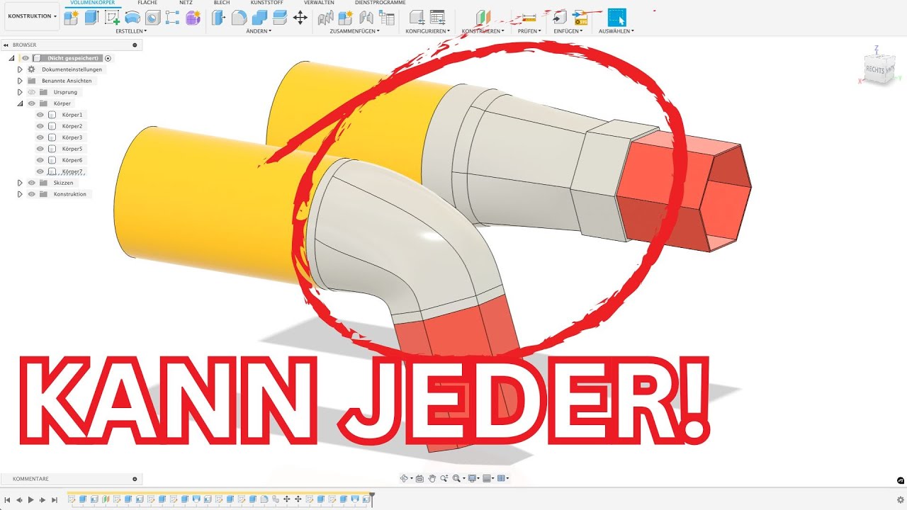 So einfach alles miteinander Verbinden Fusion Deutsch Tutorial