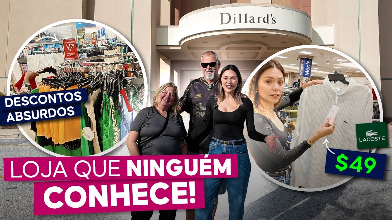 DILLARDS CLEARENCE: DESCONTOS INCRÍVEIS EM ROUPAS DE MARCA!