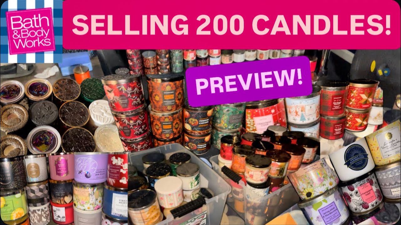 Продаю 200 свечей и больше. Предварительный просмотр того, что я отпускаю | Bath & Body Works