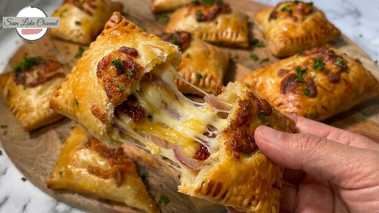 Bouchées gourmandes Aux Fromages fondants et oignons caramélisés