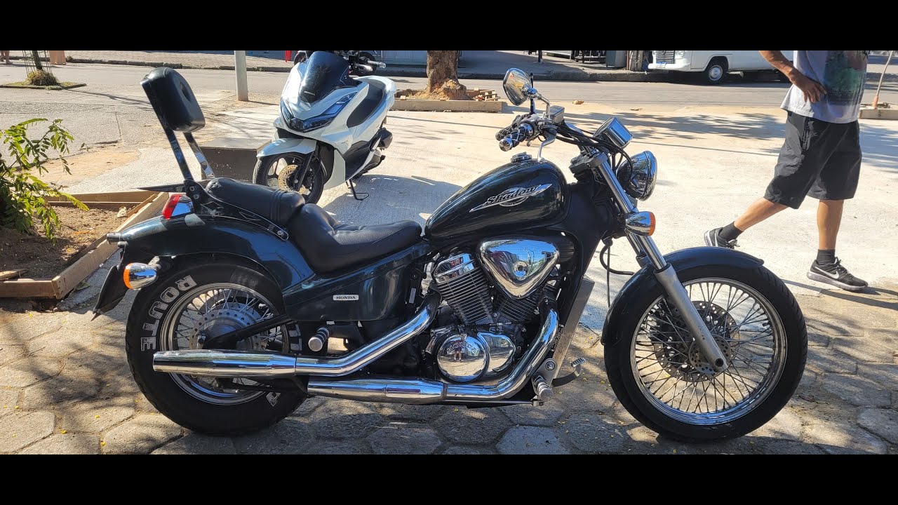 HONDA SHADOW 600cc 2005  | VAMOS ESCOLHER UM NOME PARA NOSSA MOTOCA?