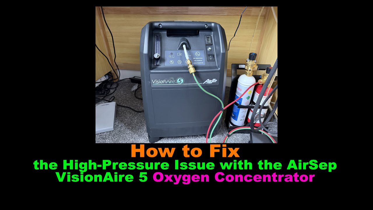 AirSep VisionAire 5 Oxygen Concentrator High Pressure Beeping Issue Fix