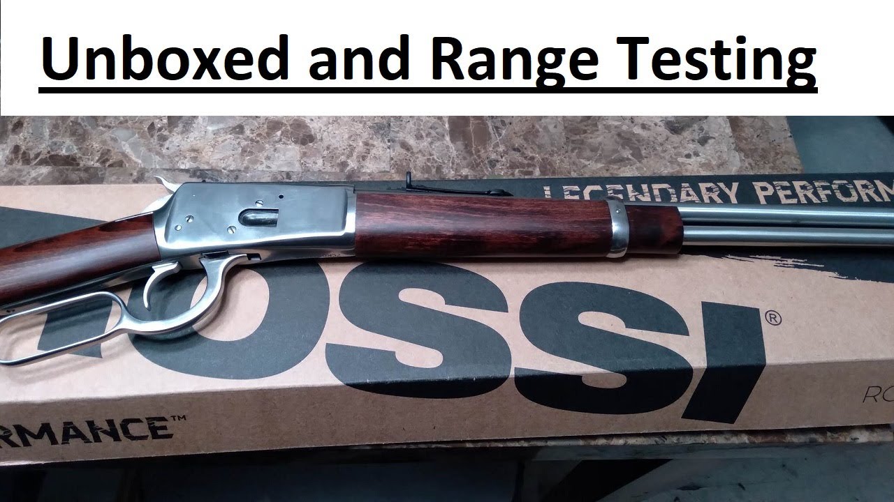 Rossi R92 из нержавеющей стали 357 Magnum с рычажным механизмом