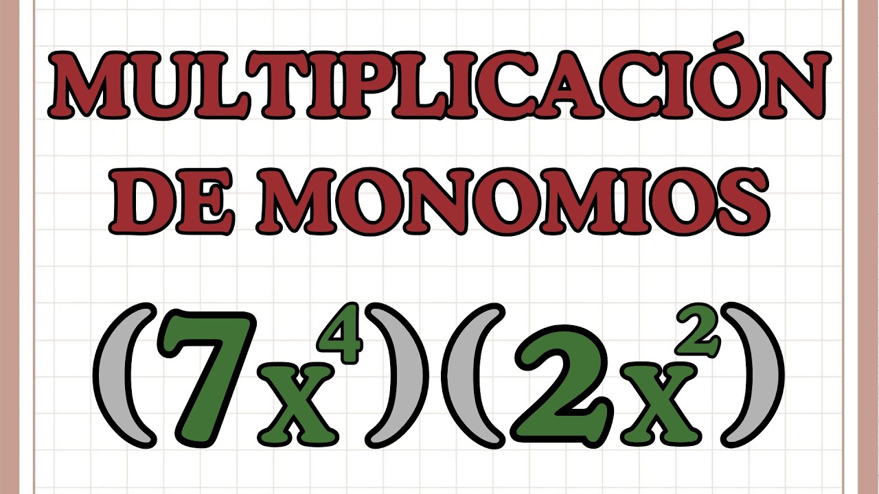 MULTIPLICACIÓN DE MONOMIOS (AMARÁS LAS MATEMÁTICAS)