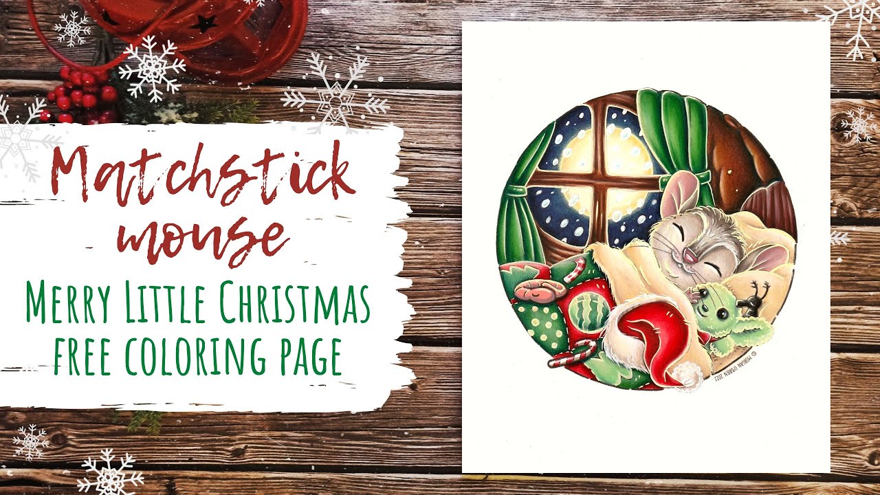 Color Along | Matchstick Mouse Merry Little Christmas