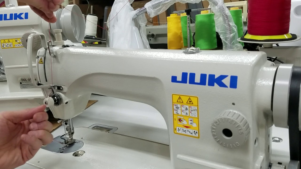 Juki DDL-8700H and Juki DU-1181N alternative threading