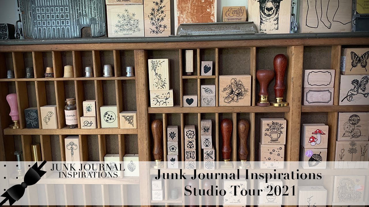 Junk Journal Inspirations Craft Studio Tour 2021
