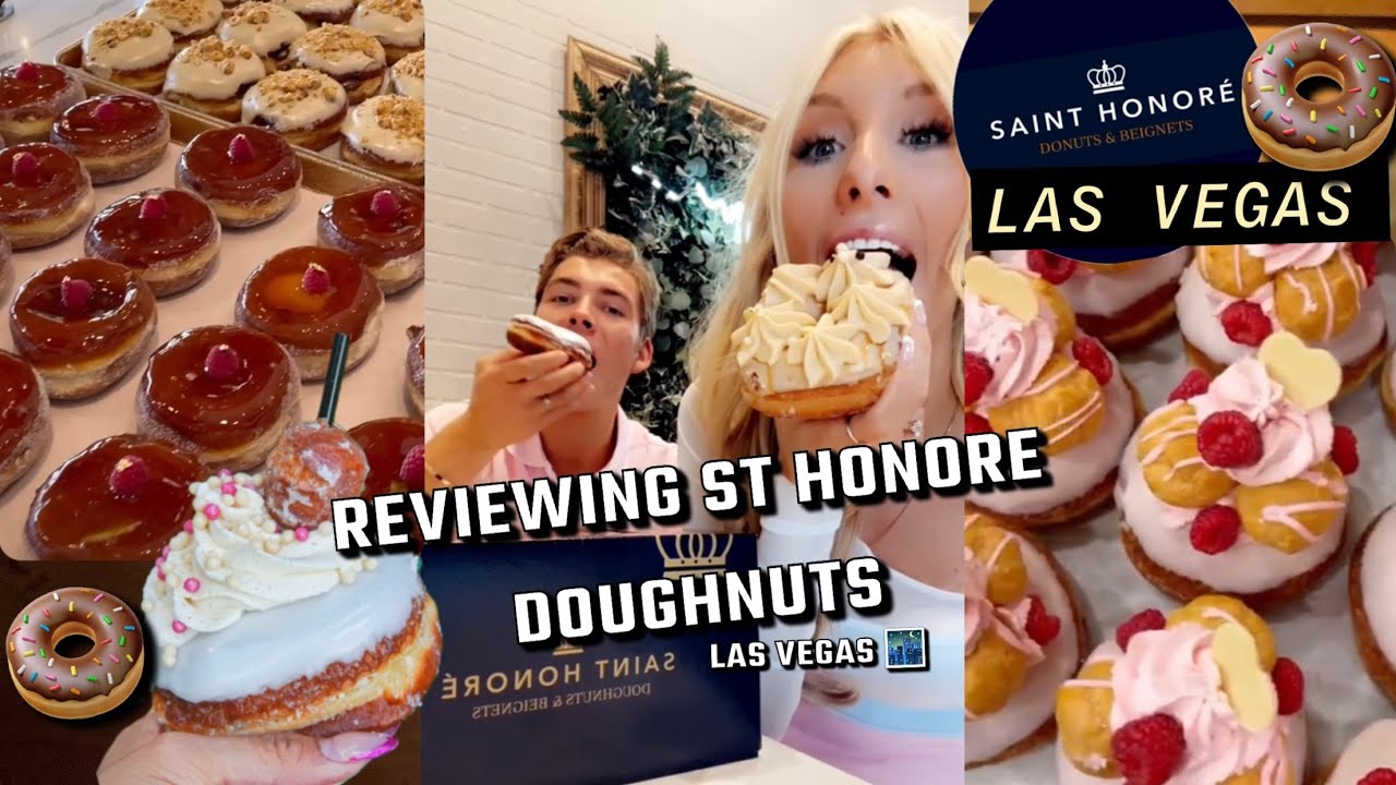 Saint Honore Doughnut Review!!!LAS VEGAS DOUGHNUTS 🍩 TikTok viral