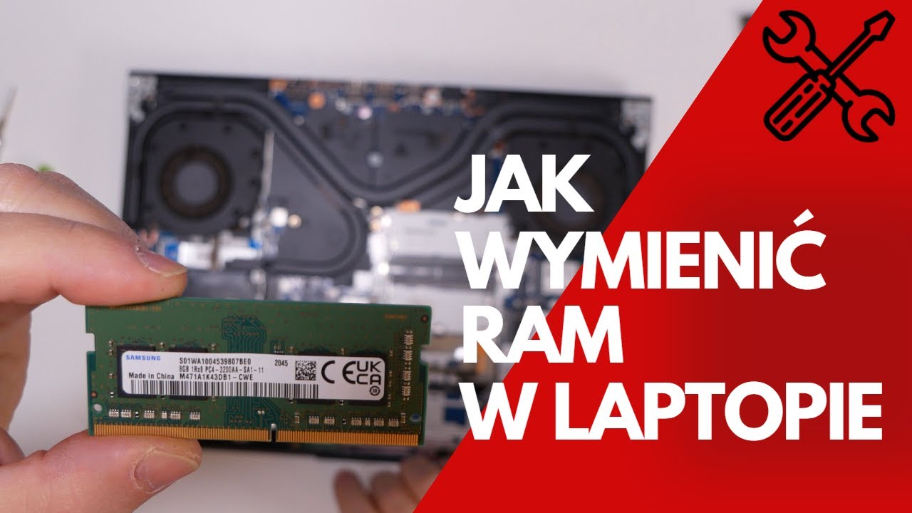 Jak wymienić pamięć RAM w laptopie