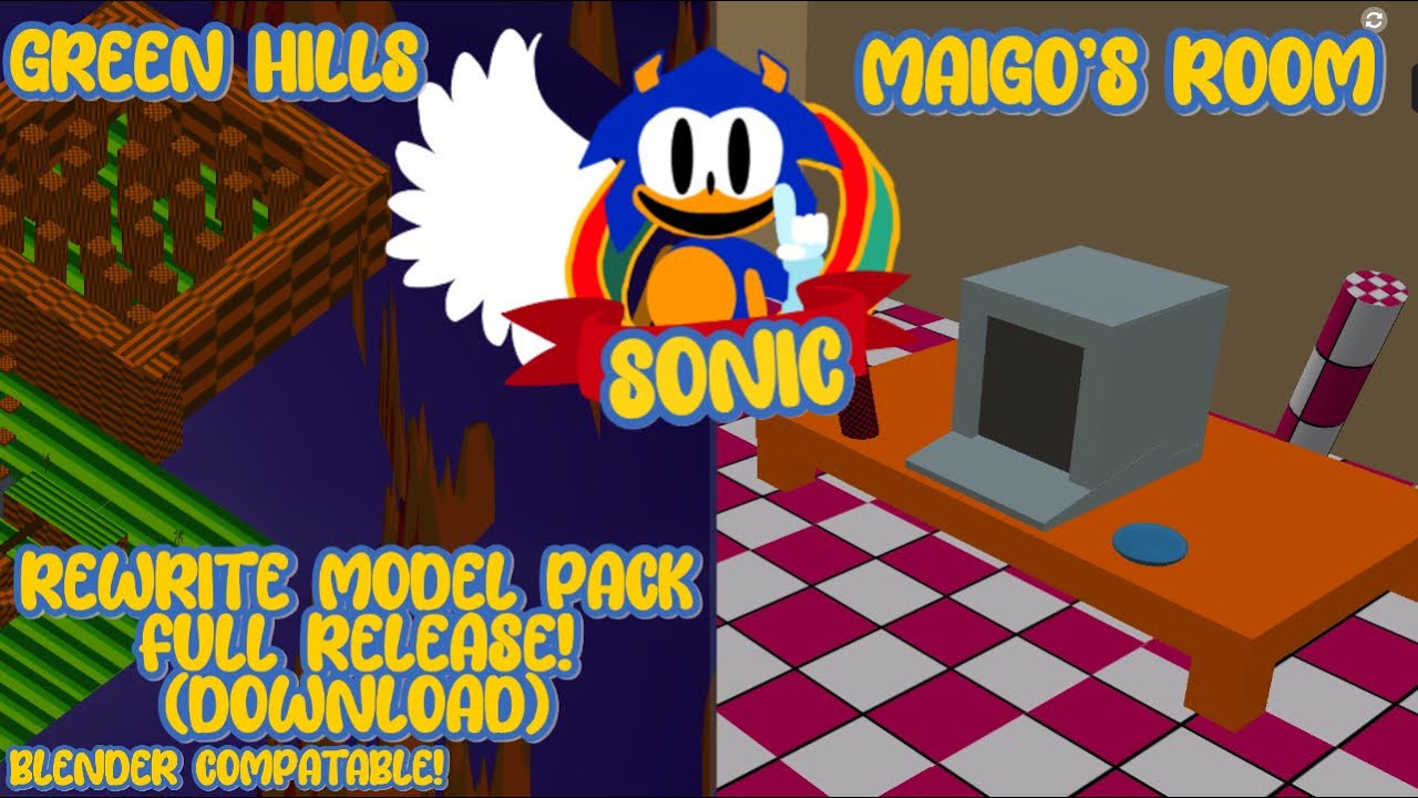 REWRITE MODEL PACK RELEASE! (IT’S BLENDER COMPATIBLE!) EXE owner: 
