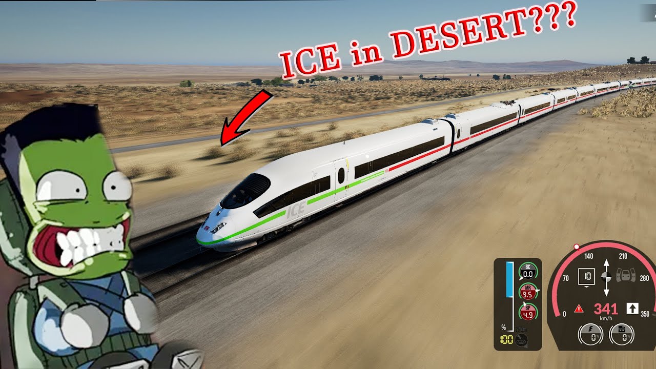 Driving High Speed GERMAN Bullet train in AMERICA...