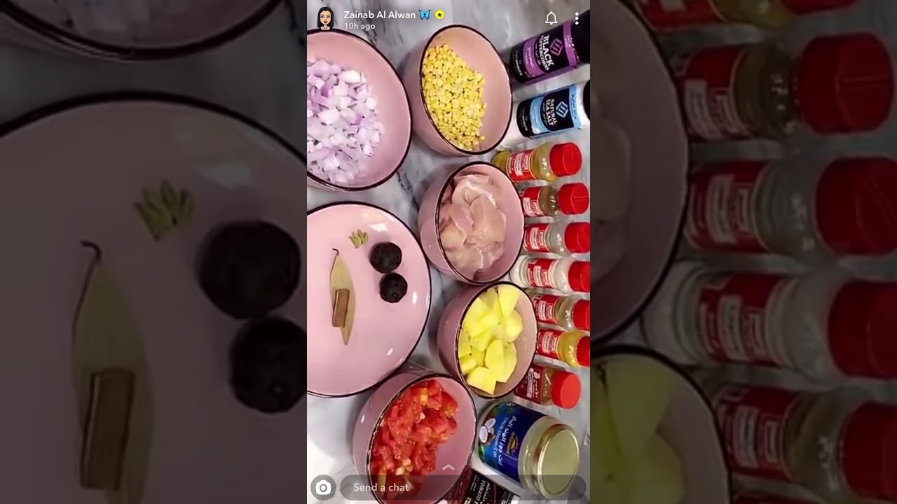 سناب زينب العلوان | وصفة صالونه الدجاج🥘