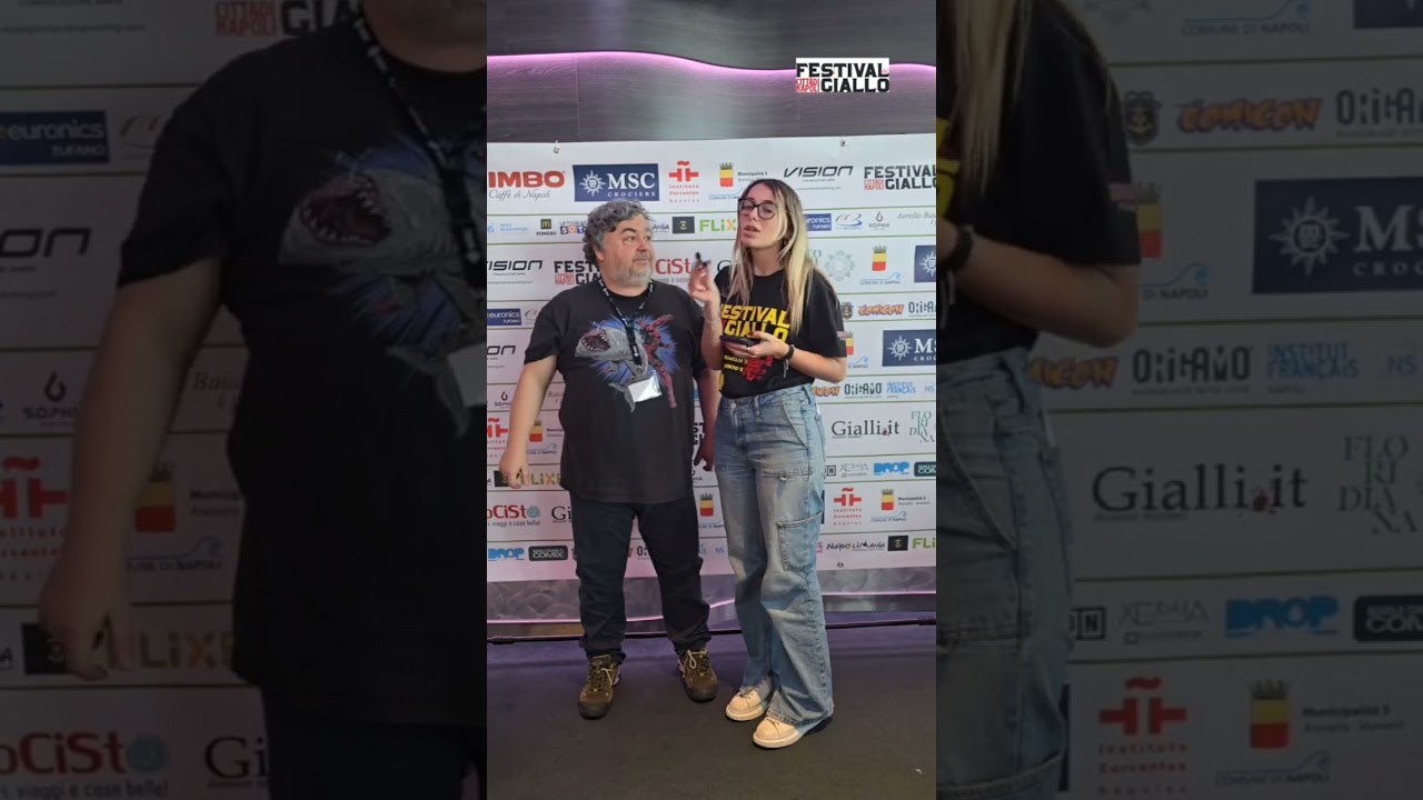 Luca Crovi, scrittore e redattore della Sergio Bonelli Editore, al Festival del Giallo