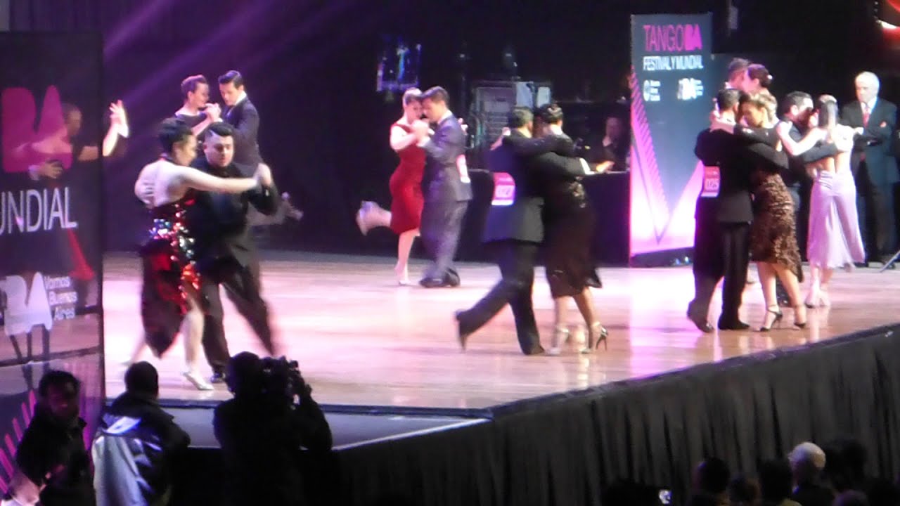 Ronda 2 of the Tango de Pista Final at the 17th Tango World Championship, Juan D’Arienzo – Jueves