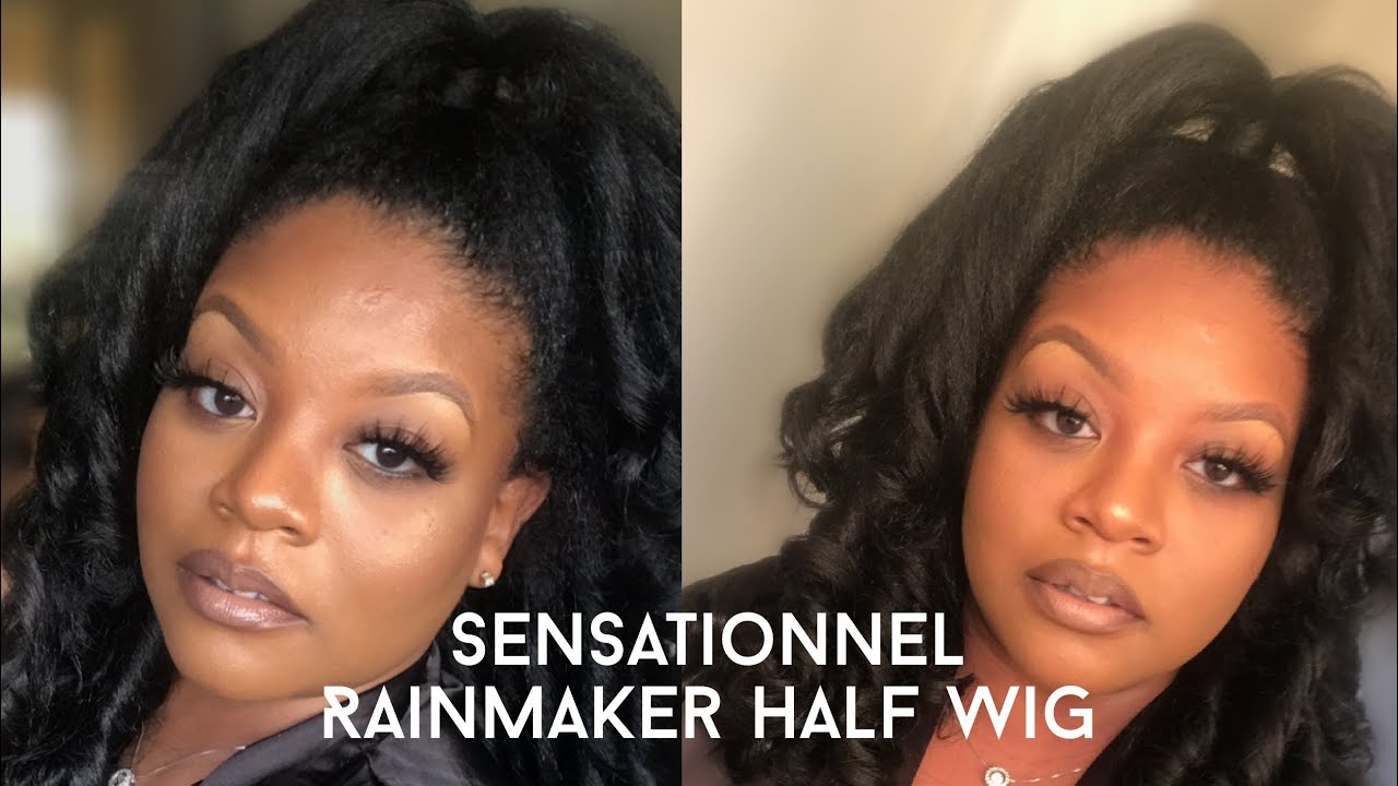 Sensationnel Rain Maker Half Wig | Easy Wig Install | Natural Hair| Seme Jo