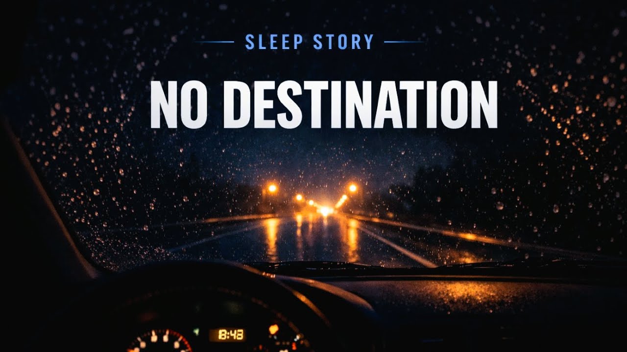 Don’t Go Home Yet: A Rainy Night Drive Sleep Story (2h38m)