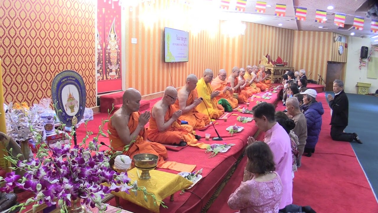 14. March 1,2026 วันมาฆะบูชาที่วัดวชิรธรรมปทีปนิวยอร์คโดยสมาคมพยาบาล