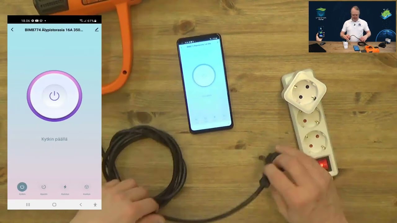 Emax Smart Home &Auml;lypistorasia - Linkitys ja tehdasasetukset
