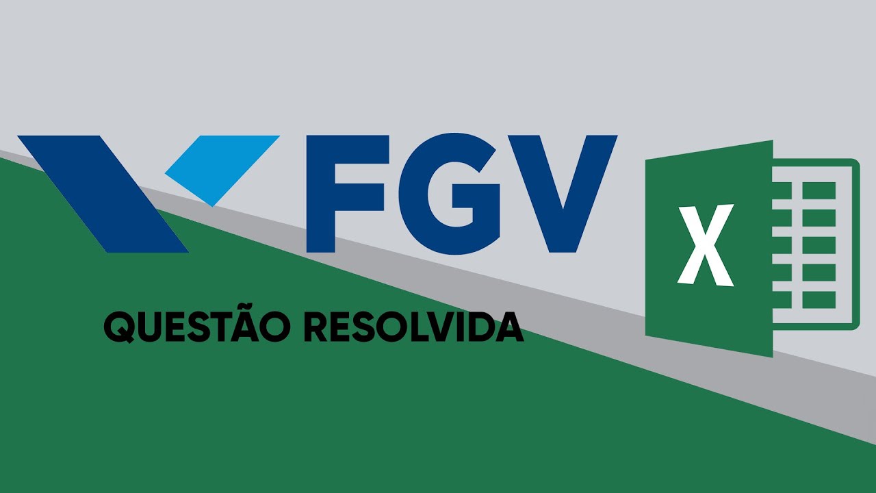 Banca FGV 2025 - Quest&atilde;o resolvida inform&aacute;tica - MS Excel