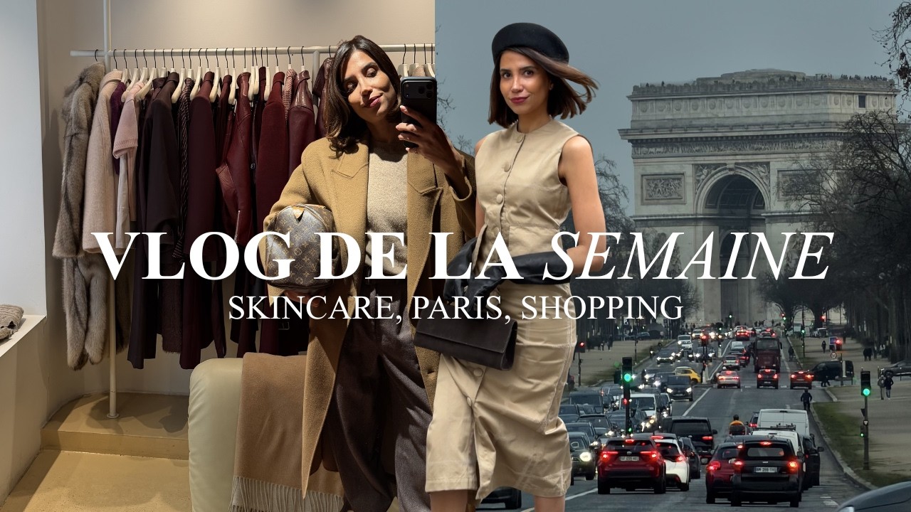 SHOPPING &Agrave; PARIS, ROUTINE GLOW ET D&Eacute;COUVERTE MACHINE ANTICELULLITE | VLOG | ROSEANDMUSC