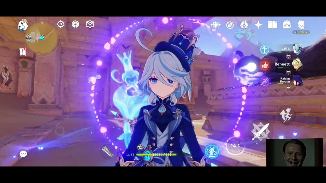 Eula showcase(she didn't crit)