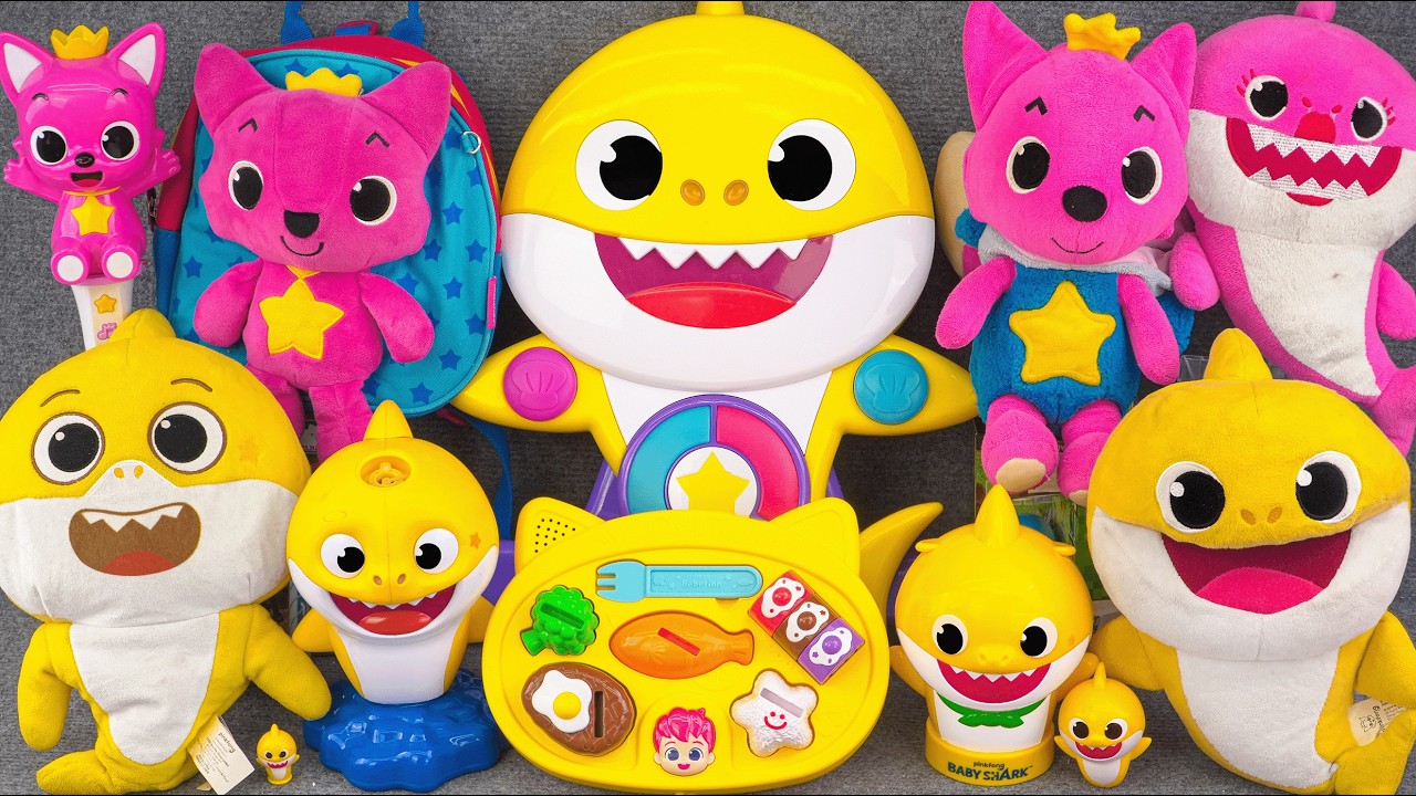 BABY SHARK Collection Unboxing - Satisfying Unboxing (ASMR)