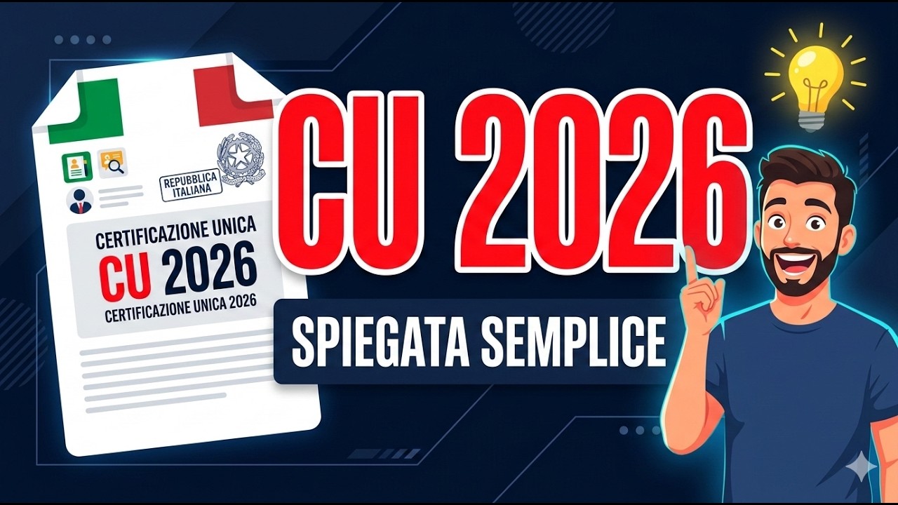 Certificazione Unica 2026 Spiegata Semplice: Cosa Guardare e Cosa Ignorare
