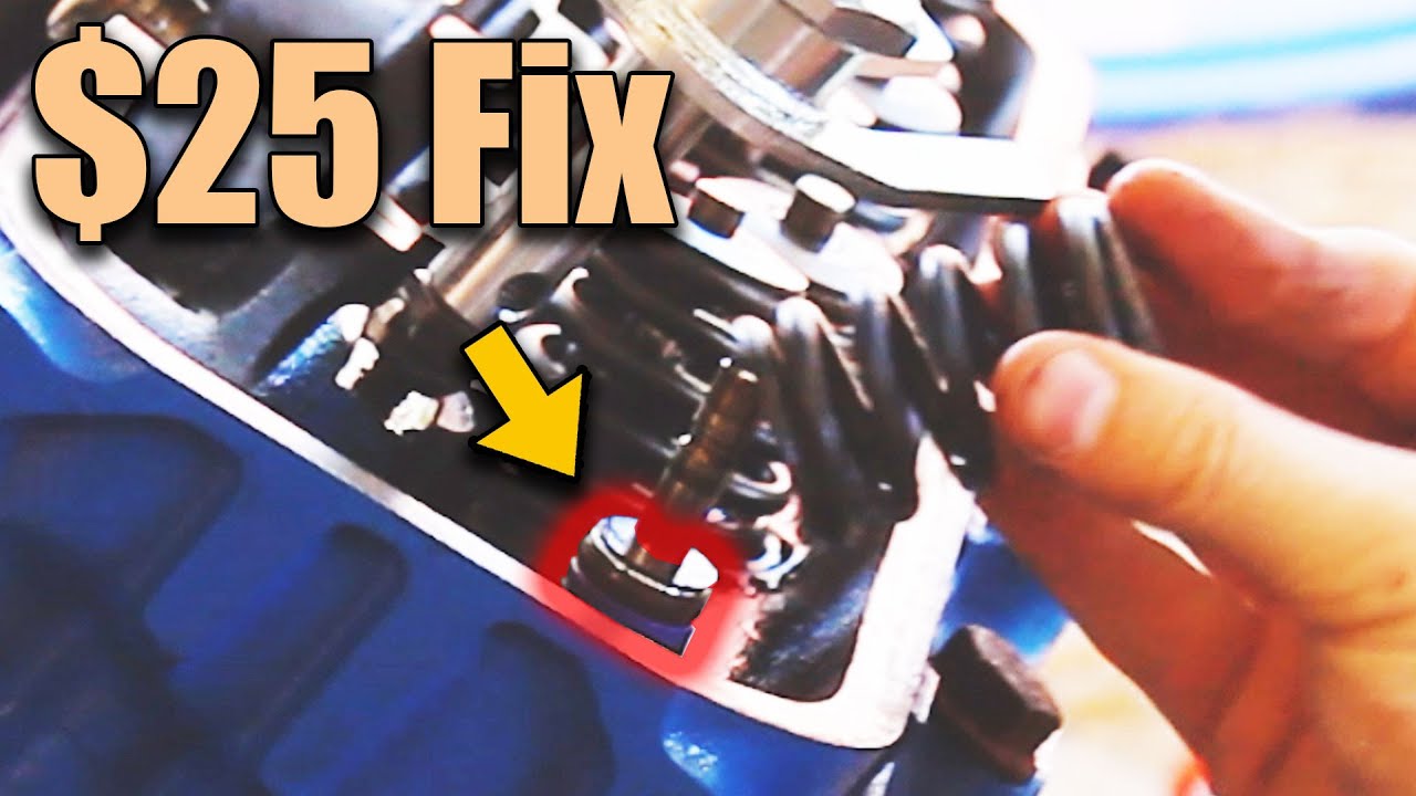 EASY Valve Seal Replacement on a Big Block - Stop the cold start smoke