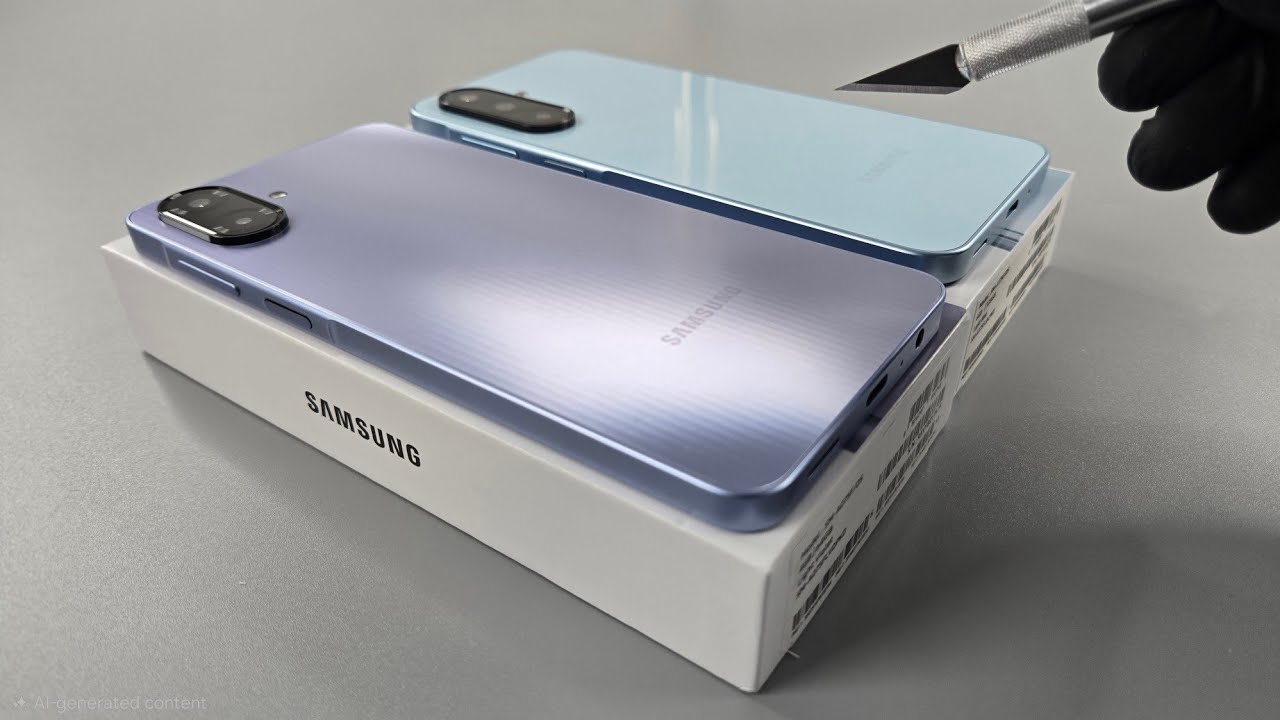 Samsung A07(Violet) vs Samsung A17(Blue) - PURE ASMR UNBOXING 