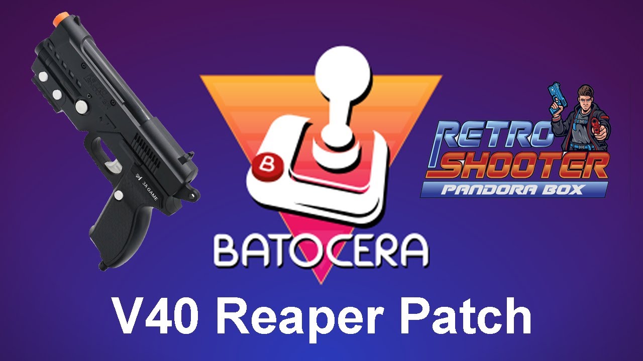 Нашивка Batocera V40 Retro Shooter Reaper Light Gun