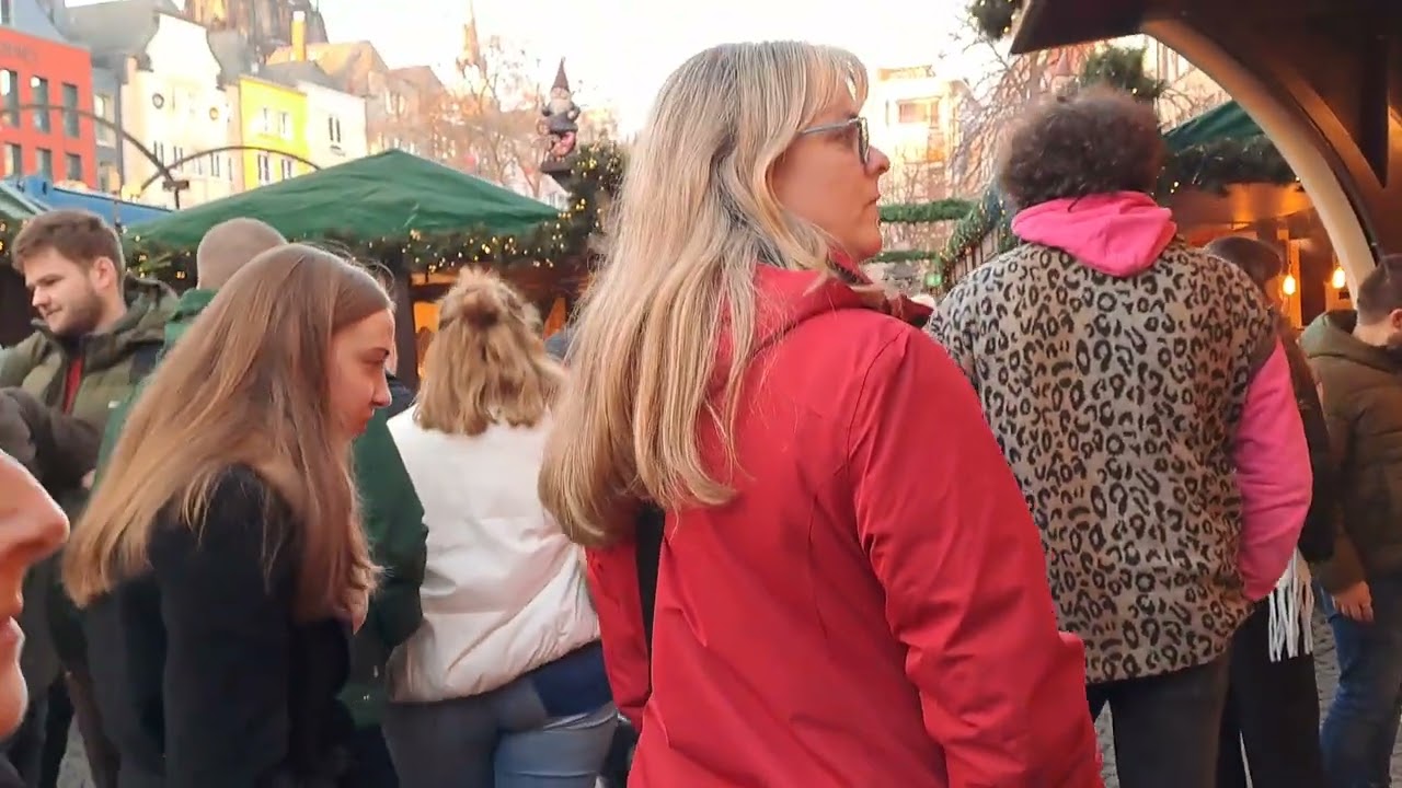 Spaziergang auf dem Weihnachtsmarkt 2024 Köln Heumarkt (Teil 2) bis Alter Markt
