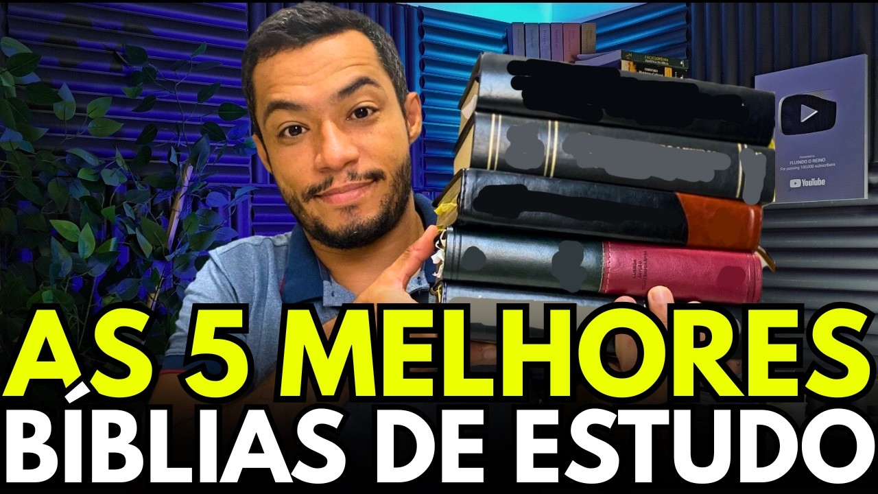 AS 5 MELHORES BÍBLIAS DE ESTUDO 2025 - ANÁLISE COMPLETA