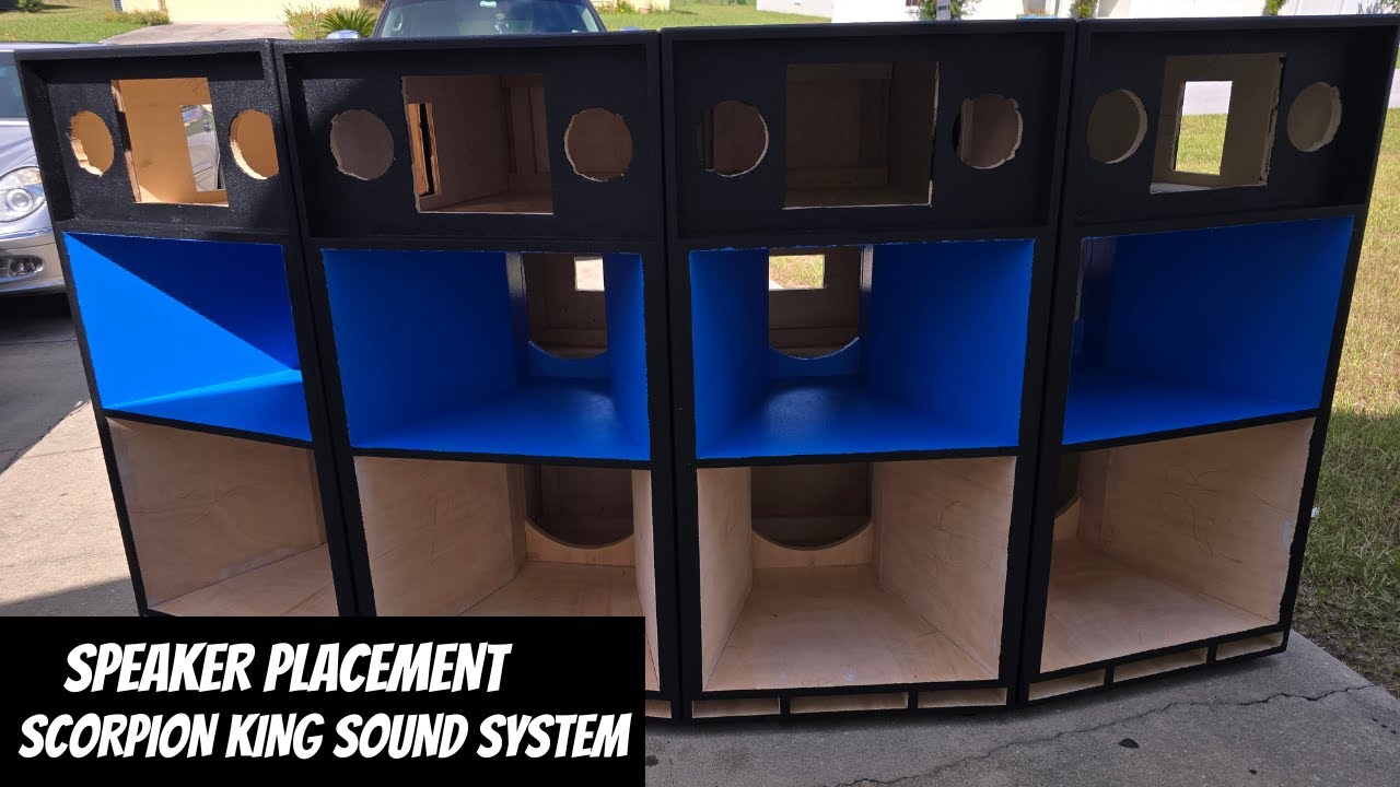 NEW SOUND SYSTEM BOXES & SPEAKER BOX PLACEMENT
