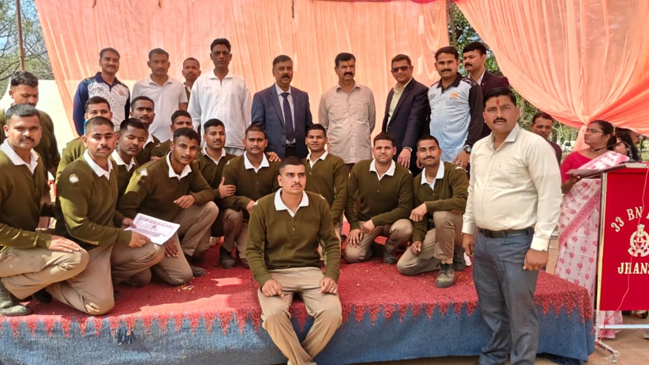 रस्सा कस्सी गेम प्रतियोगिता विजेता  33वीं वाहिनी पीएसी के स्थापना दिवस #rassakashimatch #winner 