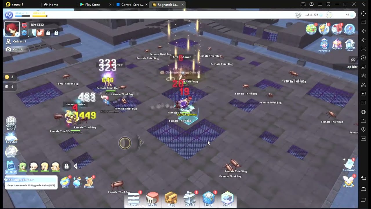 Ragnarok Labrynth NFT -  How to Landscape mode - EASY STEPS - Play to Earn Game (FREE) - Mobile Game